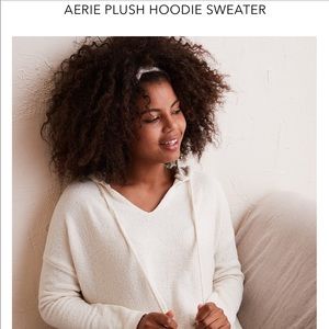 Plush Hoodie Sweater
